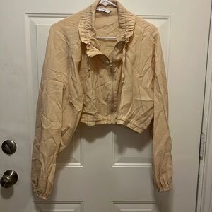 Zara cropped work out sweater